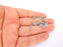 5 Sterling Silver Teardrop Leaf Charms 925 Silver Charms (13x6mm) OG21892