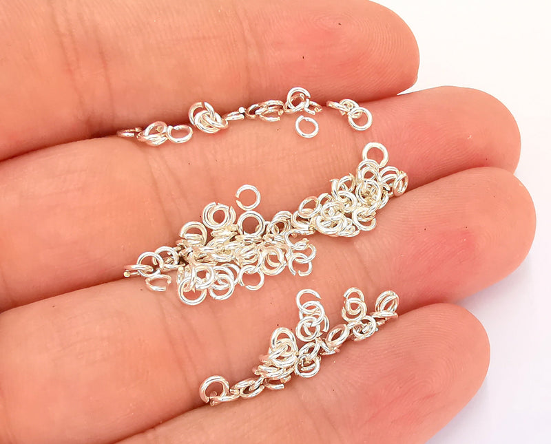 50 Sterling Silver Jumpring (3mm, 21 Gauge) Strong Jumpring 925 Silver Findings G30079