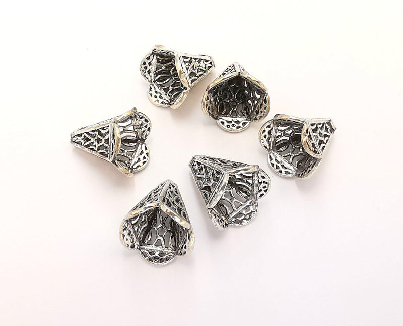 2 Sterling Silver Cone Findings 2 Pcs 925 Silver Findings (10.6x9.6mm) OG21926