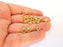 10 Rondelle Beads 24k Shiny Gold Rondelle Beads (8mm)  G21958