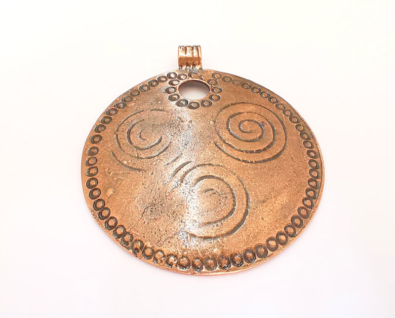 Copper Pendant Antique Copper Pendant Antique Copper Plated Metal (73x63mm ) G21966