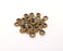 20 Antique Bronze  Rondelle Beads Antique Bronze Plated Beads (8mm) G21983