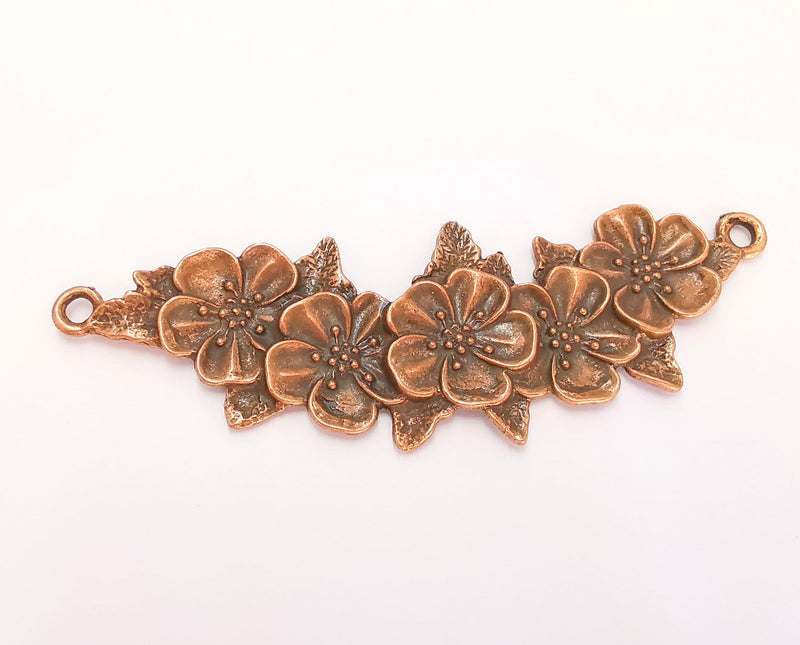 Copper Pendant Connector Antique Copper Plated  (110x37mm)  G22500