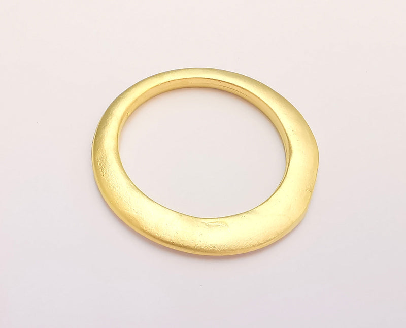 Gold Circle Pendant  Gold Plated Circle Findings  (42x40mm)  G22133