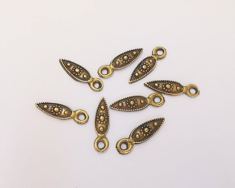 20 Antique Bronze Charms Antique Bronze Plated Charms (18x4mm)  G22634