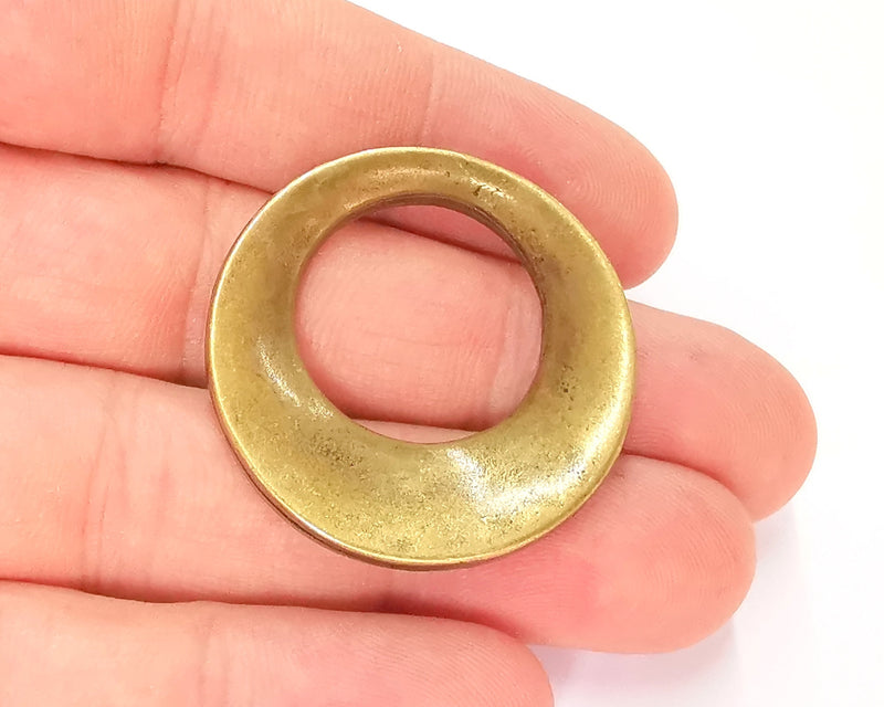 2 Antique Bronze Charms Antique Bronze Plated Charms (35mm)  G22191