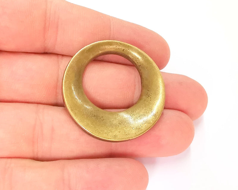 2 Antique Bronze Charms Antique Bronze Plated Charms (35mm)  G22191