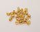 10 Cylinder Tube Findings 24k Shiny Gold Plated Findings (6x5mm)  G22664