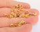 10 Beads Hanger, Charms Hanger 24K Shiny Gold Plated Findings (9x6x4mm)  G22297