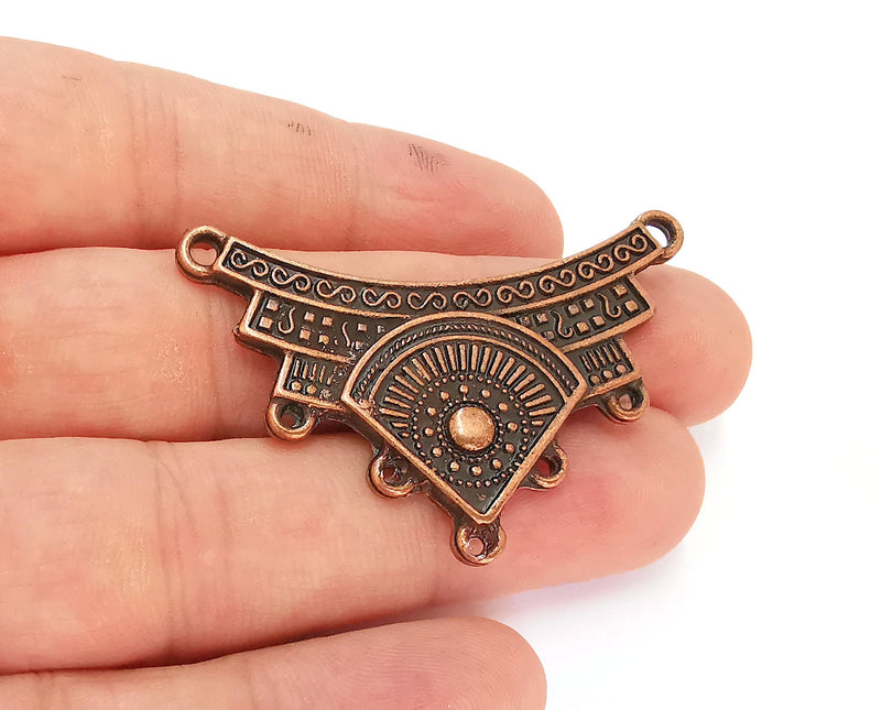 Copper Pendant Connector Antique Copper Plated Pendant (50mm) G22390