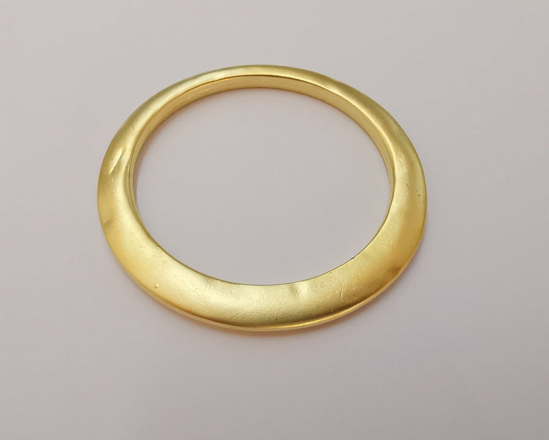 Circle Charms Large Gold Plated Findings (62x58mm) G22922