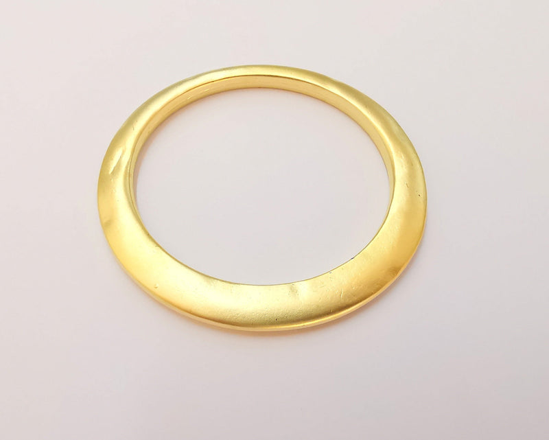 Circle Charms Large Gold Plated Findings (62x58mm) G22922