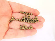 20 Antique Bronze Round Beads Antique Bronze Plated Beads (5mm) G23123