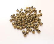 20 Antique Bronze Round Beads Antique Bronze Plated Beads (5mm) G23123