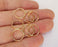 10 Pcs (14 mm) 24K Shiny Gold Plated Brass Jumpring , Findings G22838
