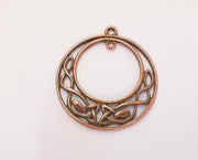 2 Copper Connector Charms Antique Copper Plated Charms (43x39mm)  G23246