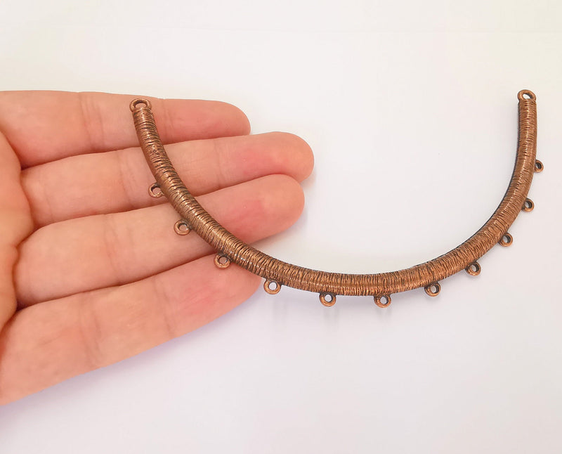 Copper Pendants Collar Pendants Antique Coper Plated Large Pendants (132x6mm) Antique Copper Plated Metal  G23021