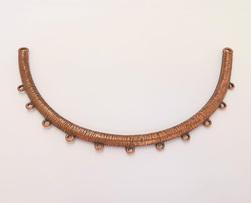 Copper Pendants Collar Pendants Antique Coper Plated Large Pendants (132x6mm) Antique Copper Plated Metal  G23021