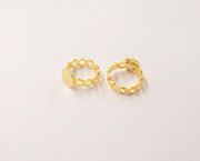 Adjustable ring blank, (10mm blank)  Gold plated brass G23494