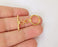Toggle clasps 5 sets Shiny gold plated toggle clasp Findings 23x15mm+22x10mm  G23564