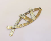 Fish Pendant Antique Bronze Plated Pendant (93mm)  G23136