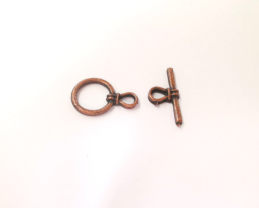 Toggle clasps 10 sets Antique copper plated Toggle clasp findings 23x15mm+22x10mm  G23633