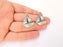 2 Sailing Ship Charms Antique Silver Plated Charms (30x25mm)  G23162