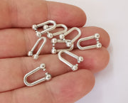10 U Shape ball head Findings Antique silver plated findings (15x10mm)  G23680