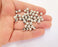 20 Silver Round Beads Antique Silver Plated Beads (6mm) G23228