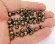 20 Antique Bronze Round Beads Antique Bronze Plated Beads (6mm) G23235