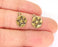 10 Star Charms Antique Bronze Plated Charms (Double Sided) (15x10mm)  G23297