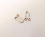 5 U Shape shape ball head findings Antique silver plated findings (20x12mm)  G23771