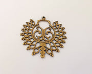 2 Antique bronze charm Antique bronze plated charm (42x41mm) G23447