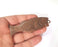 Fish pendant Antique copper plated pendant (94x34mm)  G23601