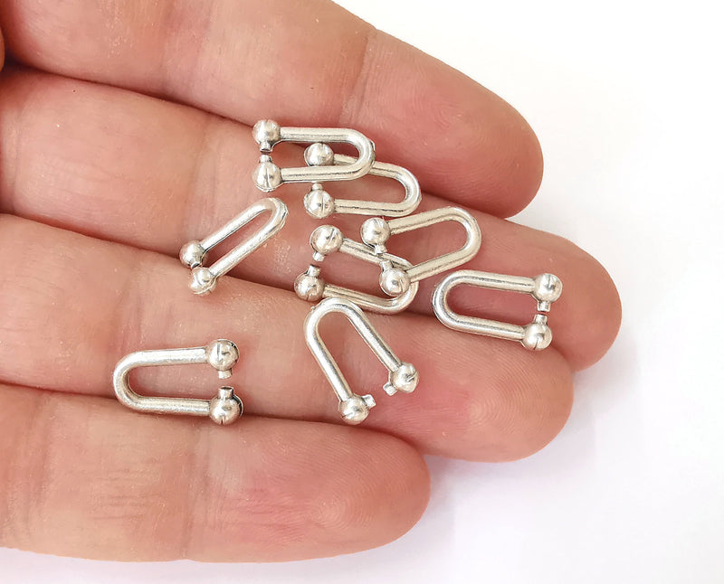 10 U Shape ball head Findings Antique silver plated findings (15x10mm)  G23680