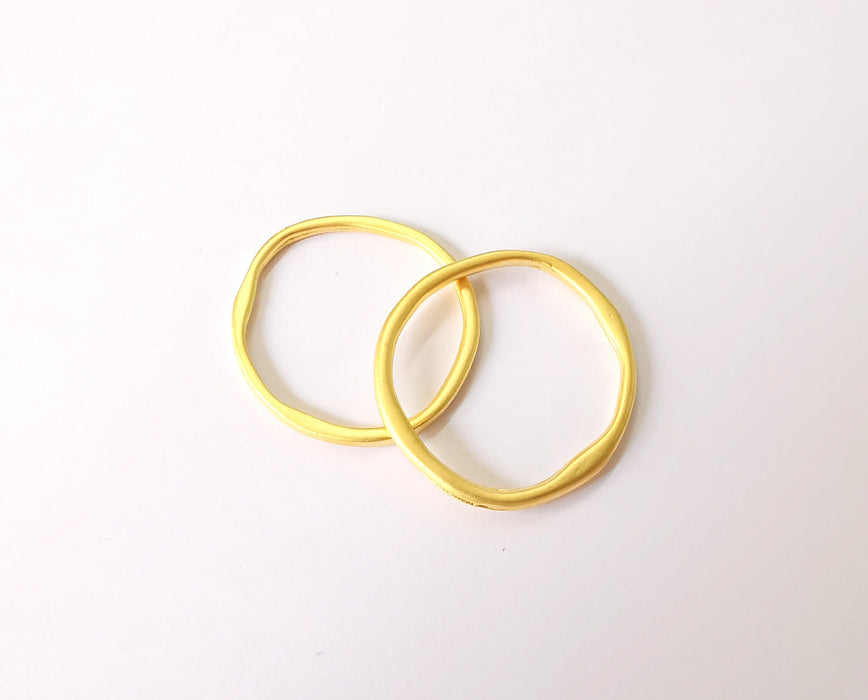 2 Circle findings connector Gold circle findings (34x31mm) G21893