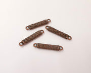 4 Connector charms Antique copper plated charms (32x6mm) G23972