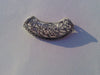 2 Antique Silver Plated Brass   Findings  G19