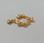 Gold Plated Brass  Connector  Pendant  G33