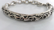 Antique Silver Plated Brass  Bracelet Components Findings For Your Craft   G11481