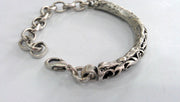 Antique Silver Plated Brass  Bracelet Components Findings For Your Craft   G11481