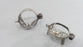 Silver Plated Brass Bezels, Mountings,Connector ,Findings,  G101