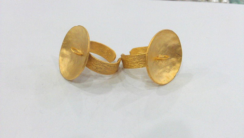 Ring Finding, Gold Plated Brass   G9878