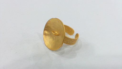 Ring Finding, Gold Plated Brass   G9878