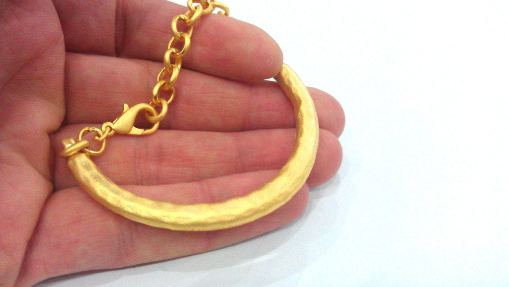 Gold Plated Bracelet Components Bangles Findings For Your Craft ,   G10803