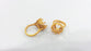 Ring Base Blank (12 mm Blank) , Gold Plated Brass  G110
