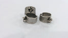 Antique Silver Plated Brass Adjustable  Ring with a Loop Setting ,Findings G9192