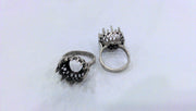 3 Pcs Silver Plated Brass Ring Blank (12mm Blank) G117