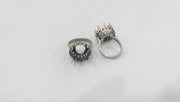 3 Pcs Silver Plated Brass Ring Blank (12mm Blank) G117
