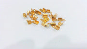 20 Cord Ends,Findings  Gold Plated Brass G9875
